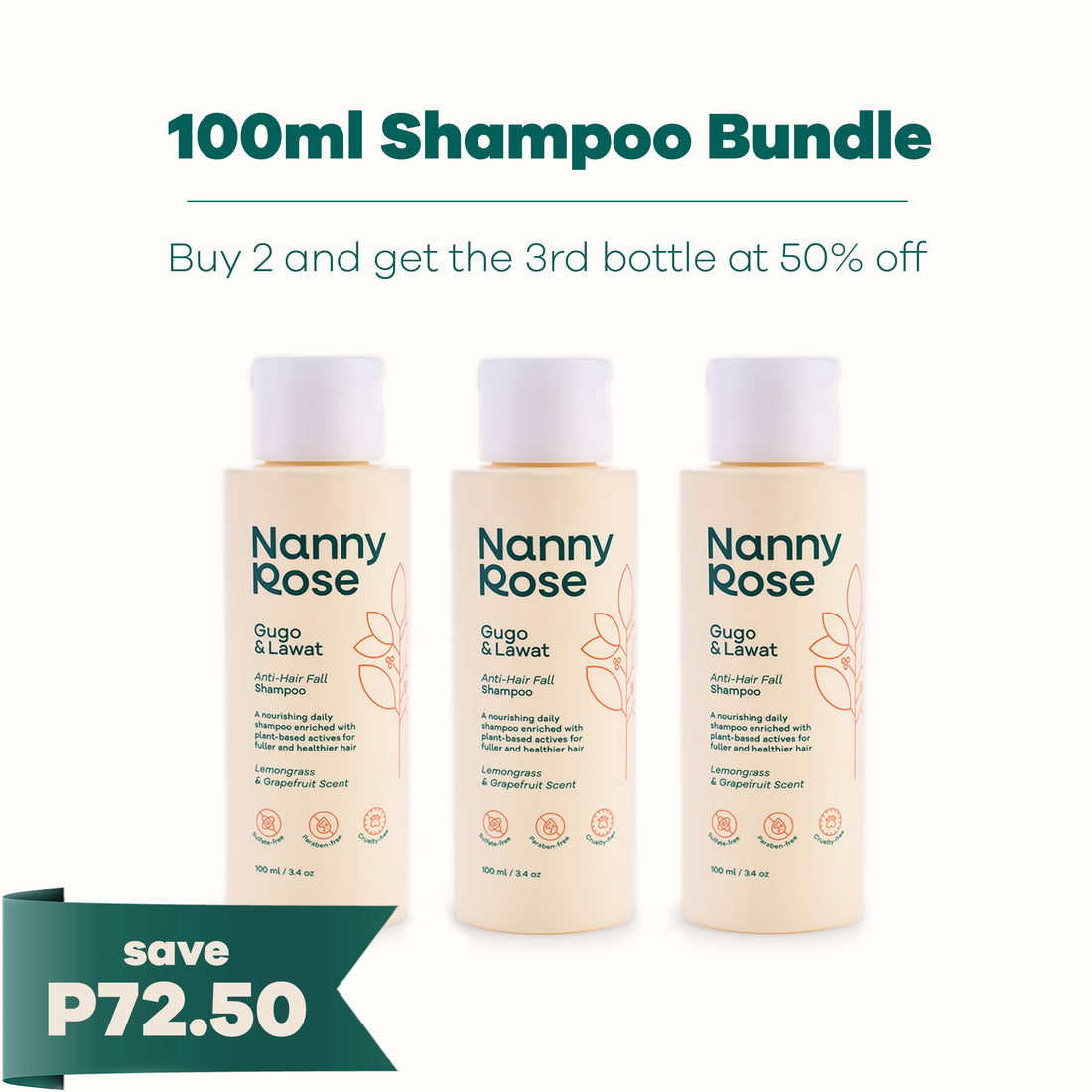 100ML GUGO & LAWAT SHAMPOO BUNDLE