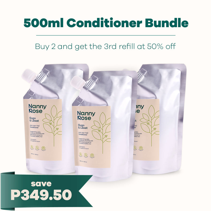 500ML GUGO & LAWAT CONDITIONER REFILL BUNDLE