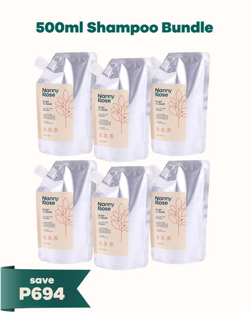 6 x 500ML GUGO & LAWAT SHAMPOO REFILL BUNDLE