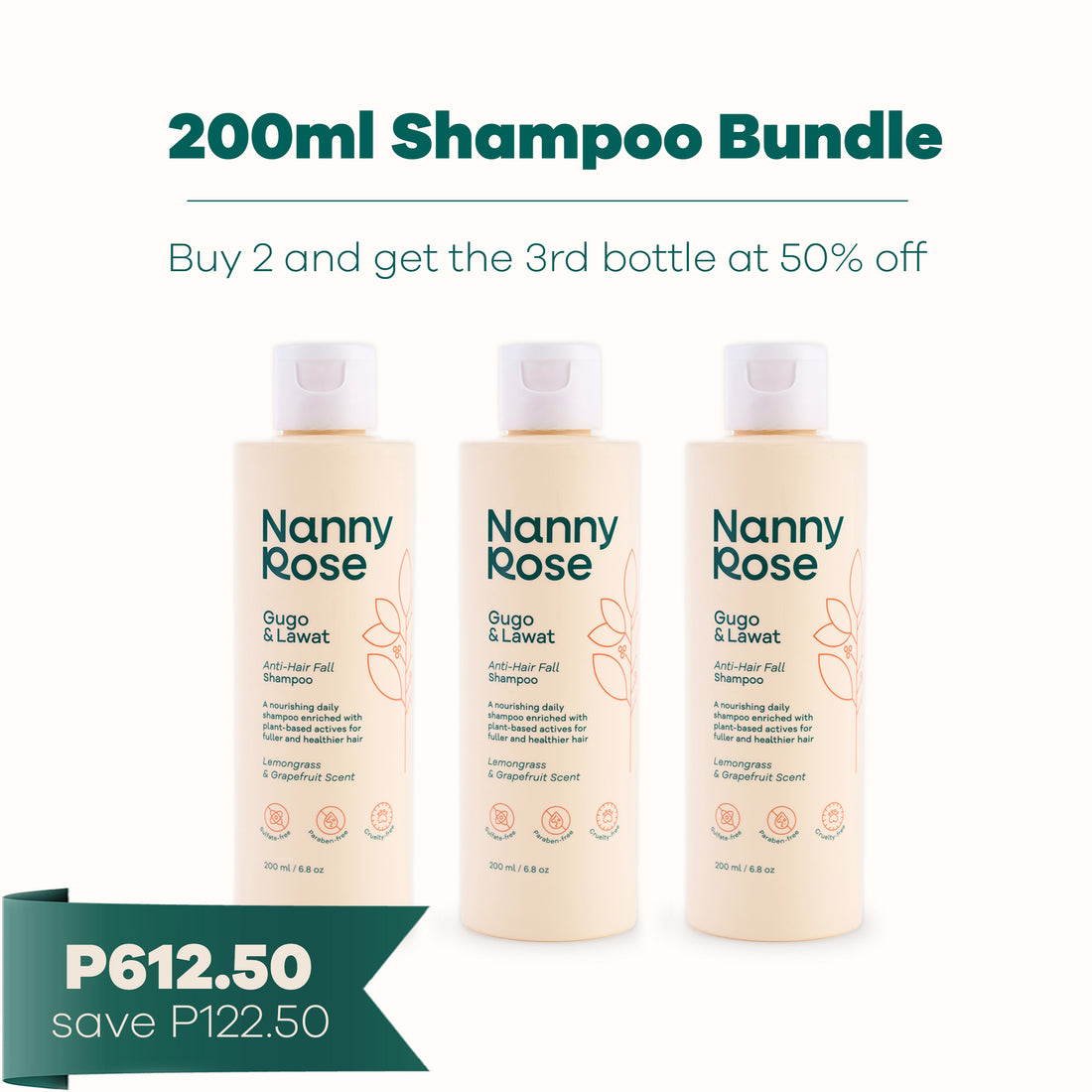 200ML GUGO & LAWAT SHAMPOO BUNDLE