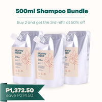 500ML GUGO & LAWAT SHAMPOO REFILL BUNDLE