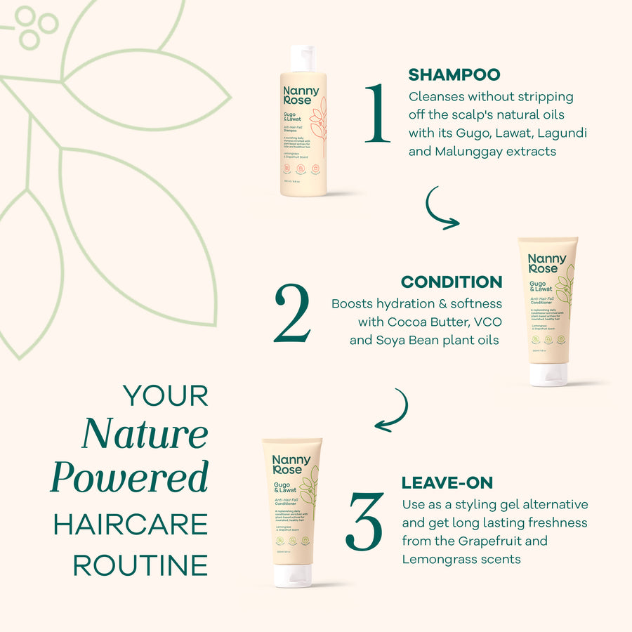 6 x 500ML GUGO & LAWAT SHAMPOO REFILL BUNDLE