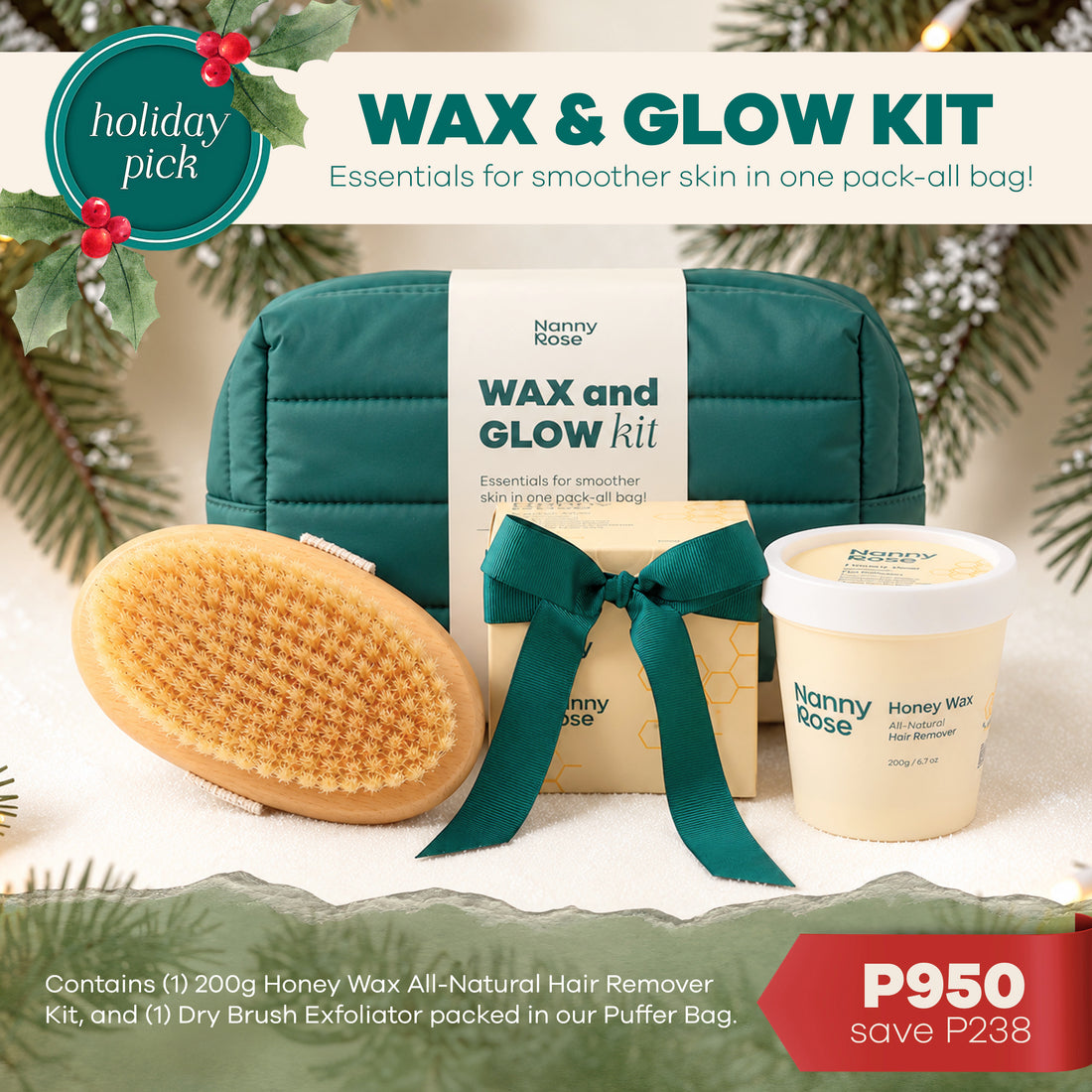 THE WAX AND GLOW KIT