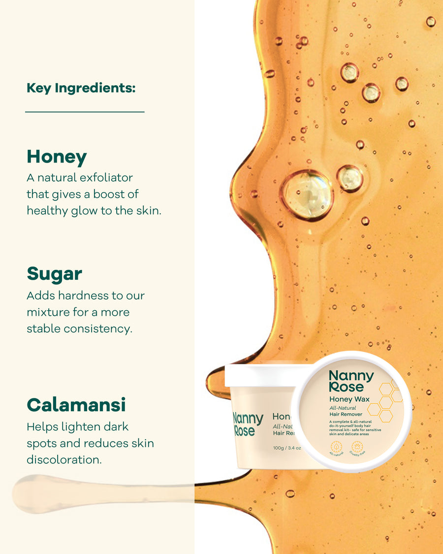 HONEY WAX ALL-NATURAL HAIR REMOVER