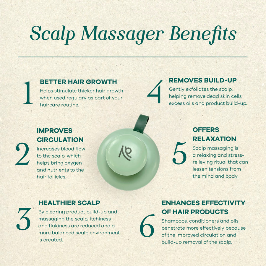 SILICONE SCALP MASSAGER