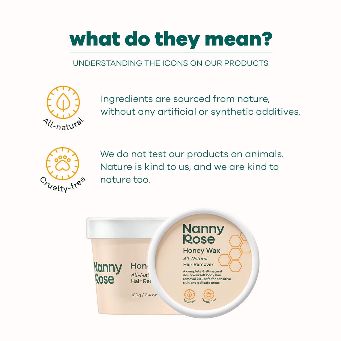 HONEY WAX ALL-NATURAL HAIR REMOVER