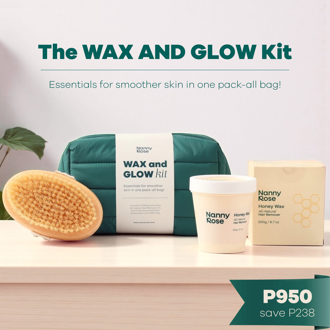 THE WAX AND GLOW KIT