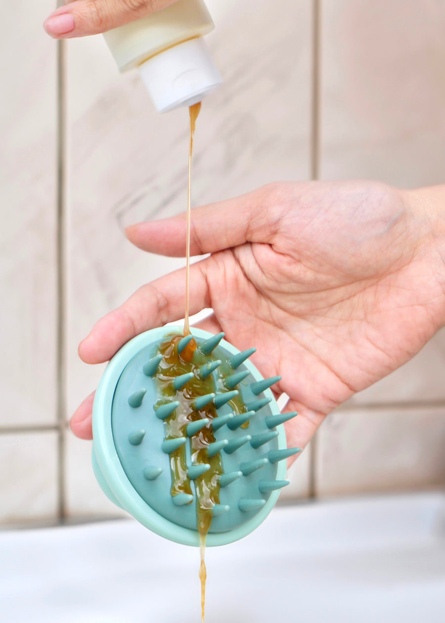 SILICONE SCALP MASSAGER